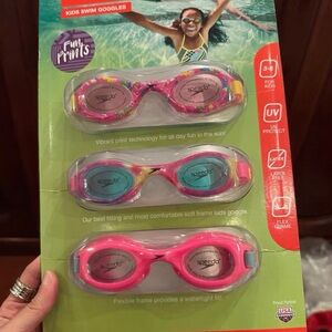 Speedo Kids Swim Goggles - Pink, Blue, Multicolor